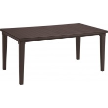 ALLIBERT FUTURA stôl 165 x 95 x 75 cm, hnedá 17197868