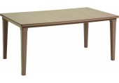ALLIBERT FUTURA Záhradný stôl, 165 x 95 x 75 cm, cappuccino 17197868