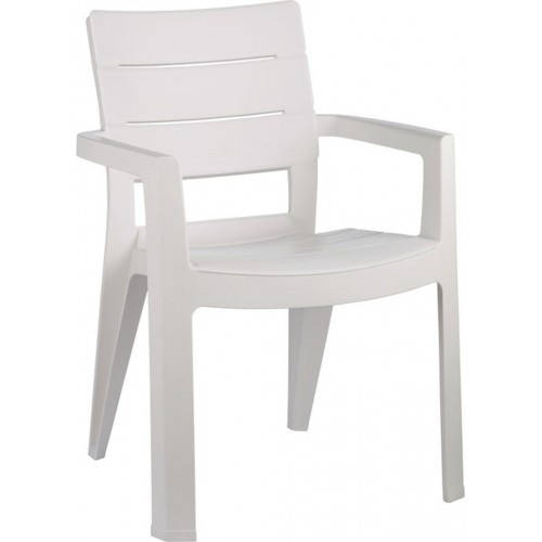ALLIBERT IBIZA záhradná stolička, 62 x 62 x 83 cm, biela 17197867