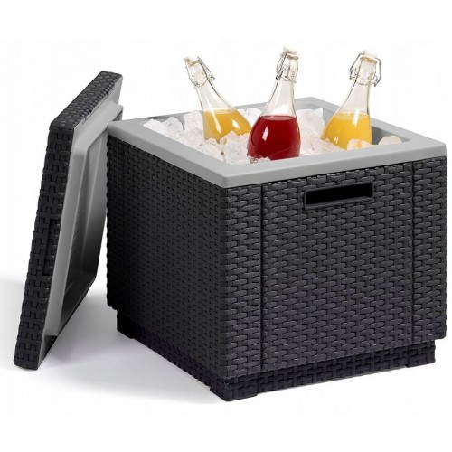 ALLIBERT ICE CUBE Chladiaci box, 42 x 42 x 41 cm, grafit 17194600