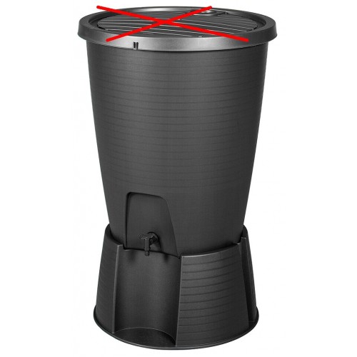 BAZÁR ALLIBERT INDIGO 200L Sud na dažďovú vodu, grafit 17185303 BEZ VEKA!!