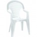 ALLIBERT kreslo vysoke BONAIRE biele 14261