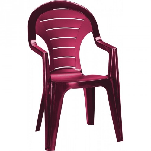 CURVER kreslo vysoke BONAIRE bordo, 17180277