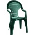 ALLIBERT BONAIRE Záhradná stolička, 56 x 57 x 92 cm, tmavo zelená 17180277