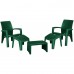 ALLIBERT Záhradný set LAGO MAXI relax zelená 97/65