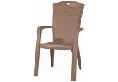 ALLIBERT MINNESOTA Záhradná stolička, 61 x 65 x 99 cm, cappuccino 17198329