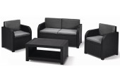 ALLIBERT MODENA Set záhradný, grafit/sivá 17192182