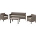 ALLIBERT ORLANDO 3 SEATER Set záhradný, cappuccino/piesková 17202802