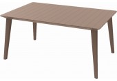 ALLIBERT LIMA 160 Záhradný stôl, 157 x 98 x 74 cm, Cappuccino 17202806