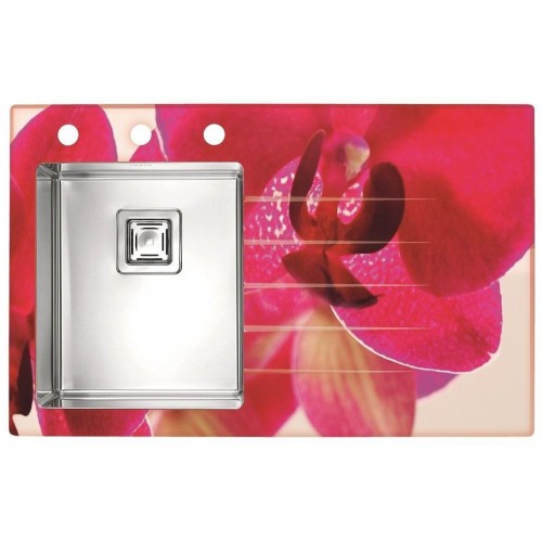 ALVEUS Crystalix 10 kuchynský drez, 860 x 540 mm, ľavý 1102854 ALVEUS Crystalix 10 kuchynský drez, 860 x 540 mm, ľavý 1102854