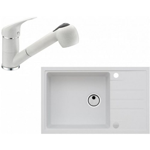 ALVEUS Set INTERMEZZO 130 drez 780x480 mm + batéria AM 20, biela