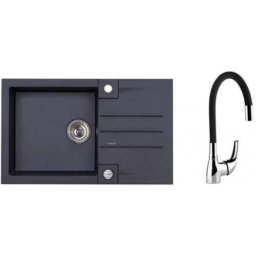 ALVEUS Set ROCK 130 drez 780x480 mm + batérie SUPPLE, čierna