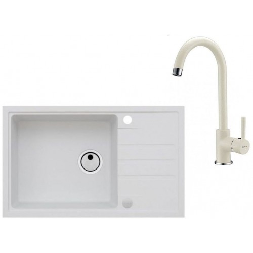 ALVEUS Set INTERMEZZO 130 drez 780x480 mm + batéria AM 120, biela