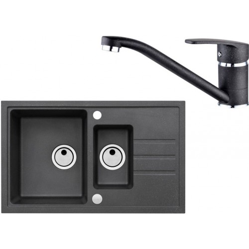 ALVEUS Set INTERMEZZO 70 drez 780x480 mm + batéria NINA, čierna