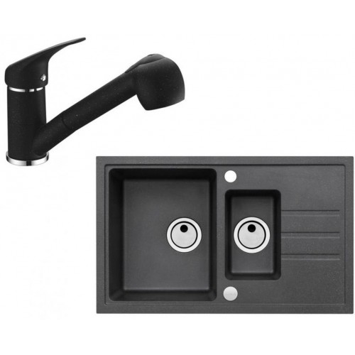 ALVEUS Set INTERMEZZO 70 drez 780x480 mm + batéria AM 20, čierna