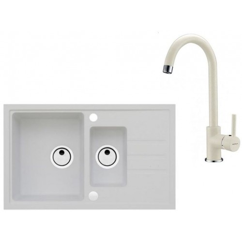 ALVEUS Set INTERMEZZO 70 drez 780x480 mm + batéria AM 120, biela