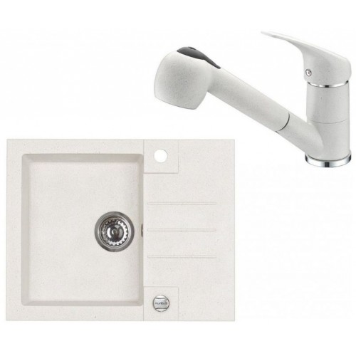 ALVEUS Set ROCK 30 drez 595x475 mm + batéria AM 20, biela