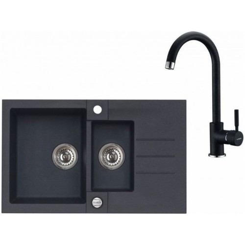 ALVEUS Set ROCK 70 drez 780x480 mm + batéria AM 120, čierna