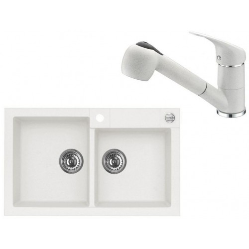 ALVEUS Set ROCK 90 drez 780x480 mm + batéria AM 20, biela