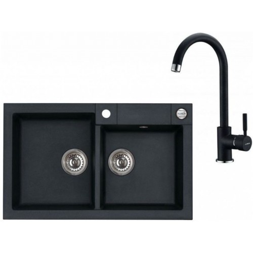 ALVEUS Set ROCK 90 drez 780x480 mm + batéria AM 120, čierna