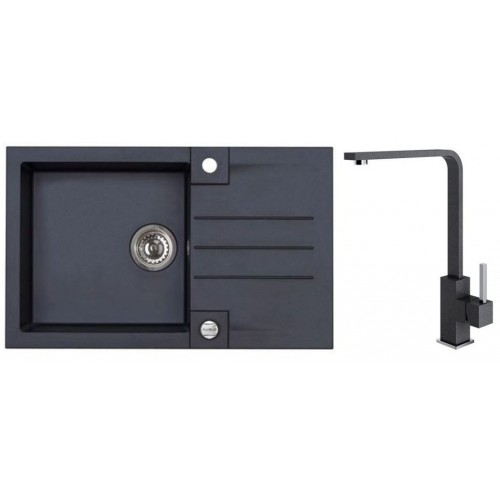 ALVEUS Set ROCK 130 drez 780x480 mm + batéria AFRA, čierna