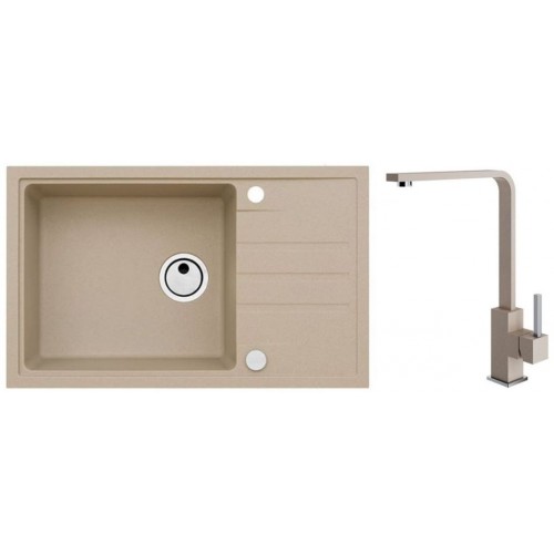 ALVEUS Set INTERMEZZO 130 drez 780x480 mm + batéria AFRA, béžová