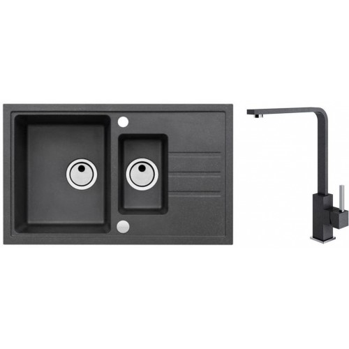 ALVEUS Set INTERMEZZO 70 drez 780x480 mm + batéria AFRA, čierna