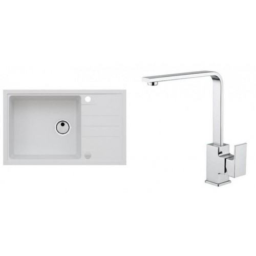 ALVEUS Set INTERMEZZO 130 drez 780x480 mm + batéria RENO, biela ALVEUS Set INTERMEZZO 130 drez 780x480 mm + batéria RENO, biela