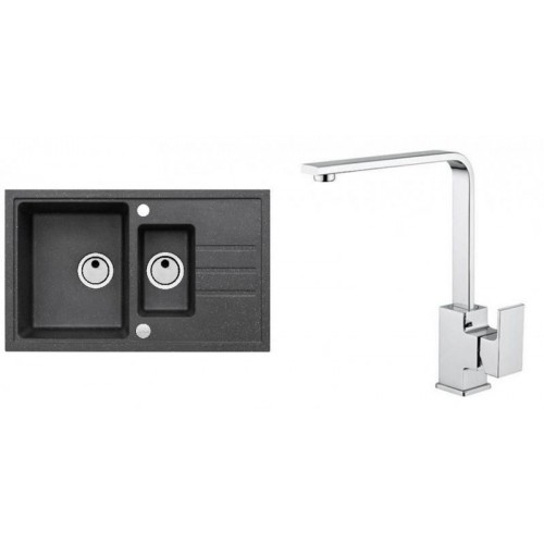 ALVEUS Set INTERMEZZO 70 drez 780x480 mm + batéria RENO, čierna