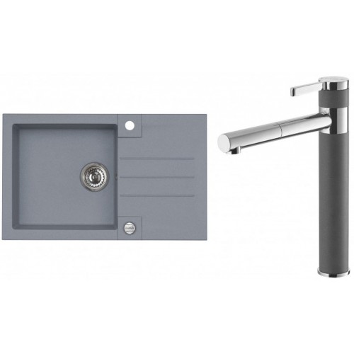 ALVEUS Set ROCK 130 drez 780x480 mm + batéria ZINA, Steel 04