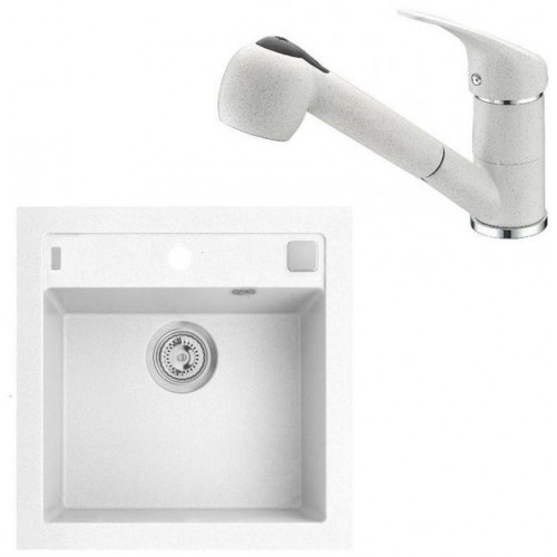 ALVEUS Set FORMIC 20 drez 520x510 mm + batéria AM 20, biela ALVEUS Set FORMIC 20 drez 520x510 mm + batéria AM 20, biela