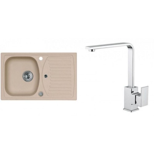 ALVEUS Set RECORD 30 drez 780x480 mm + batéria RENO, béžová