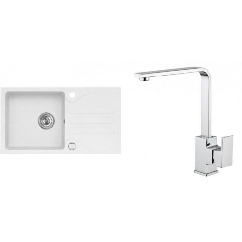 ALVEUS Set GALAPAGOS 30 drez 770x430 mm + batéria RENO, biela