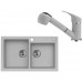 ALVEUS Set ROCK 90 drez 780x480 mm + batéria AM 20, betón