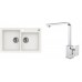ALVEUS Set ROCK 90 drez 780x480 mm + batéria RENO, biela
