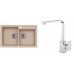 ALVEUS Set ROCK 90 drez 780x480 mm + batéria RENO, béžová