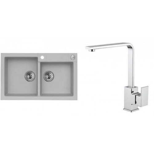 ALVEUS Set ROCK 90 drez 780x480 mm + batéria RENO, betón