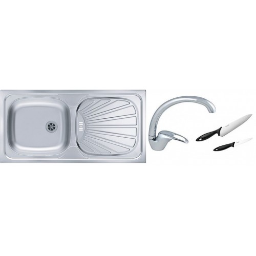 ALVEUS Set drez Basic 80 nerez + batérie Diana chróm + 2 nože zadarmo