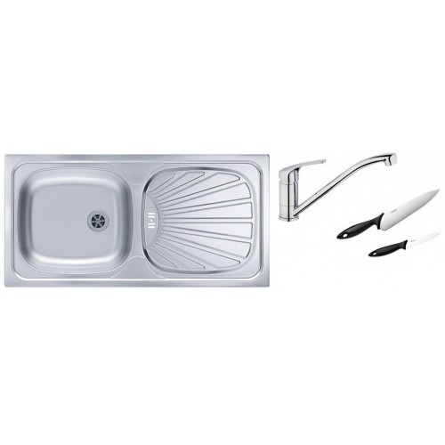 ALVEUS Set drez Basic 80 sat + batéria Milena chróm + 2 nože ZADARMO