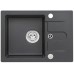 ALVEUS CORTINA 10 kuchynský drez granitový, 580 x 420 mm, POP-UP, čierna