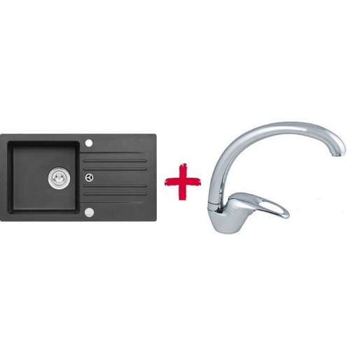 ALVEUS set drez granitový Cortina 140 čierny + batérie Diana SAT ALVEUS set drez granitový Cortina 140 čierny + batérie Diana SAT