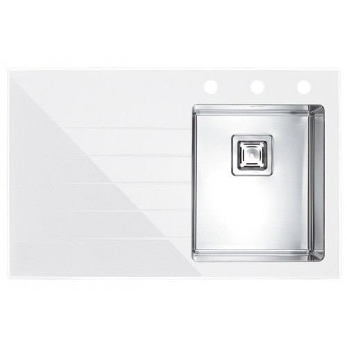 ALVEUS CRYSTALIX 10 kuchynský, biela/satin, 860 x 540 mm, pravý 1099632 ALVEUS CRYSTALIX 10 kuchynský, biela/satin, 860 x 540 mm, pravý 1099632