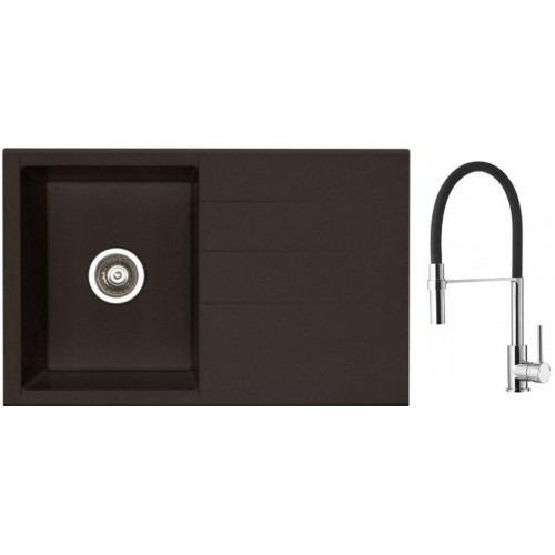 ALVEUS Set drez Cubo 30 metalik espresso + batéria Ella chróm