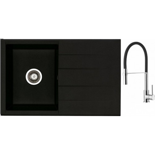 ALVEUS Set drez Cubo 30 carbon + batéria Ella chróm ALVEUS Set drez Cubo 30 carbon + batéria Ella chróm