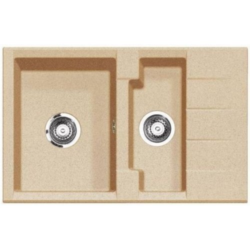 ALVEUS Cubo 40 drez Algranit, 780 x 500 mm, metallic cappuccino 1054733