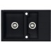 ALVEUS Cubo 40 drez Algranit, 780 x 500 mm, carbon 1054728