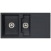 ALVEUS Cubo 70 drez Algranit, 980 x 500 mm, carbon 1054767