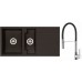 ALVEUS Set drez Cubo 70 metalic espresso + batéria Ella chróm