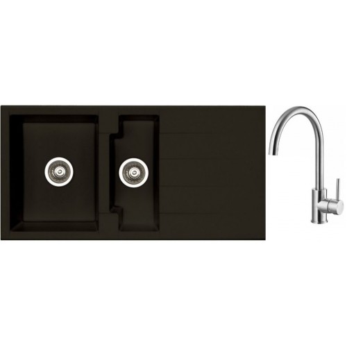 ALVEUS Set drez Cubo 70 carbon + batérie Elza kartáčovaná nerez