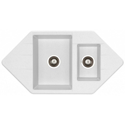 ALVEUS Cubo 80 drez Algranit, 952 x 500 mm, arctic 1054772
